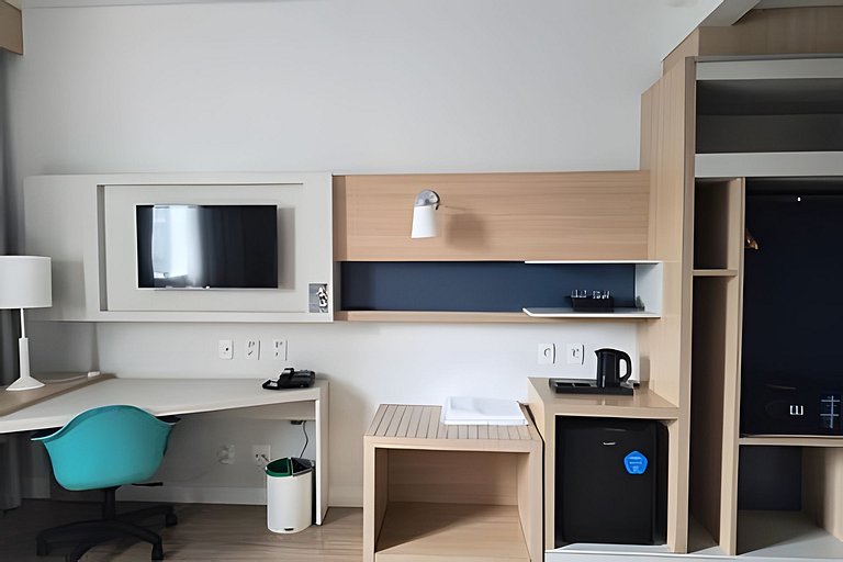 Suíte em flat no Gonzaga Stay Helbor